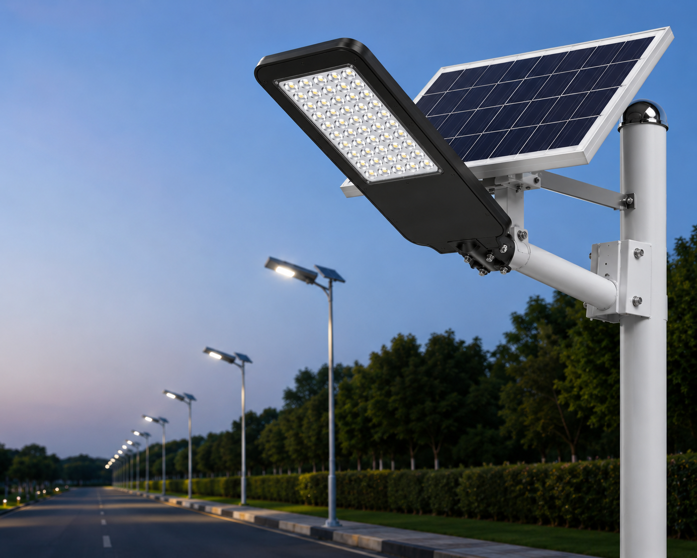 Solar panels installation
